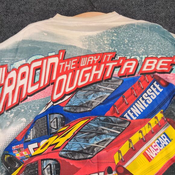 Chase Men's Bristol Motor Speedway T-Shirt White Medium Winston Cup Series - Picture 7 of 14